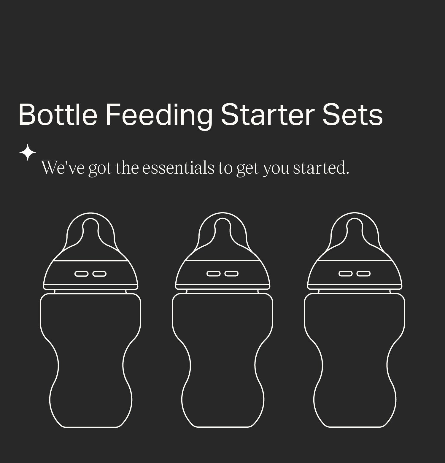 Bottle Feeding Starter Sets