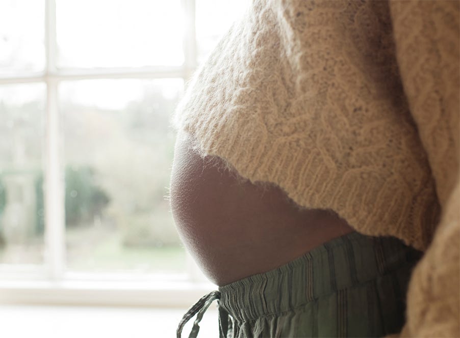 a pregnant mum