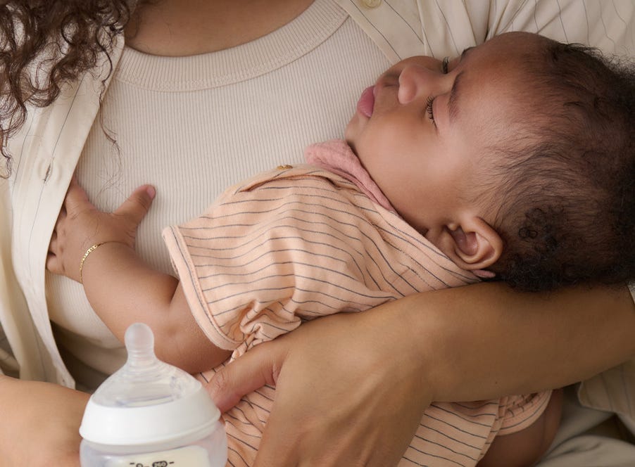 a sleeping baby