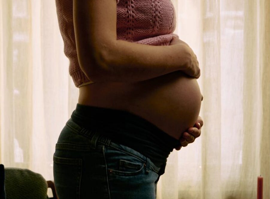 a pregnant mum