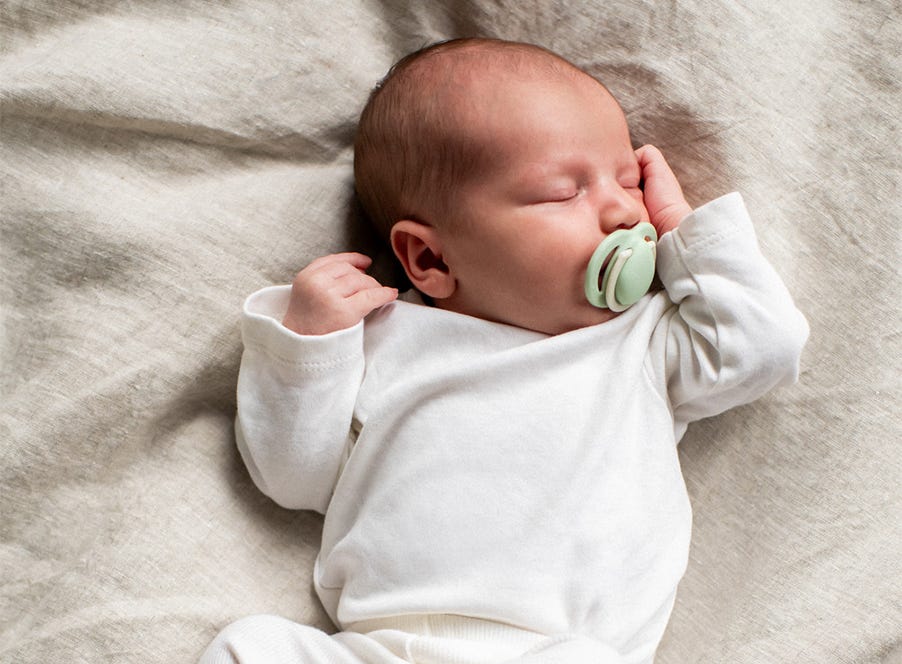 a sleeping baby