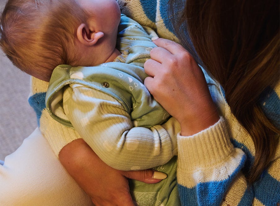 a sleeping baby