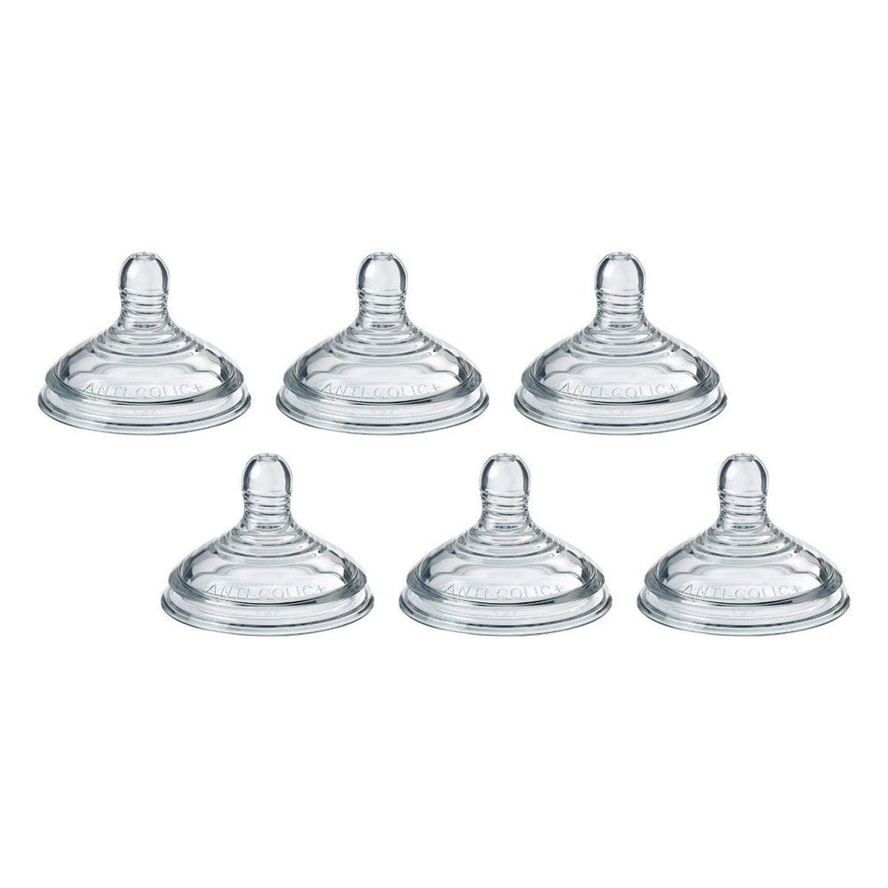 Advanced Anti-Colic bottle nipples against a white background