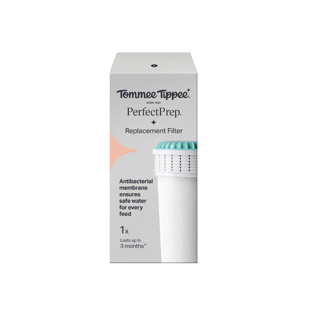 Emballage de filtre Prep parfait sur fond blanc