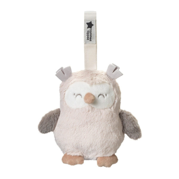 Mini peluche veilleuse nomade chouette sur fond blanc