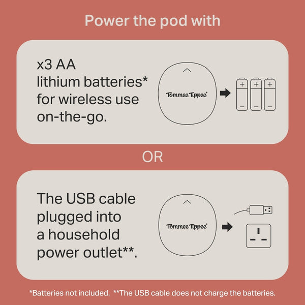 Image of how to use NightGlow pod on the go
