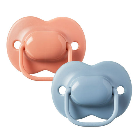 Soothers on a white background