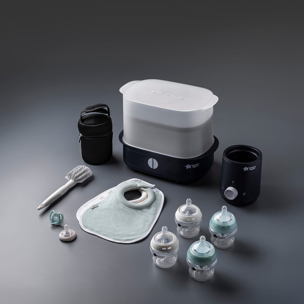 Complete kit against a grey background