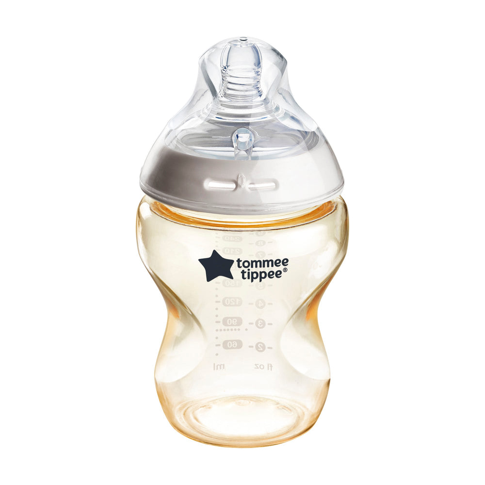 PPSU bottle on a white background