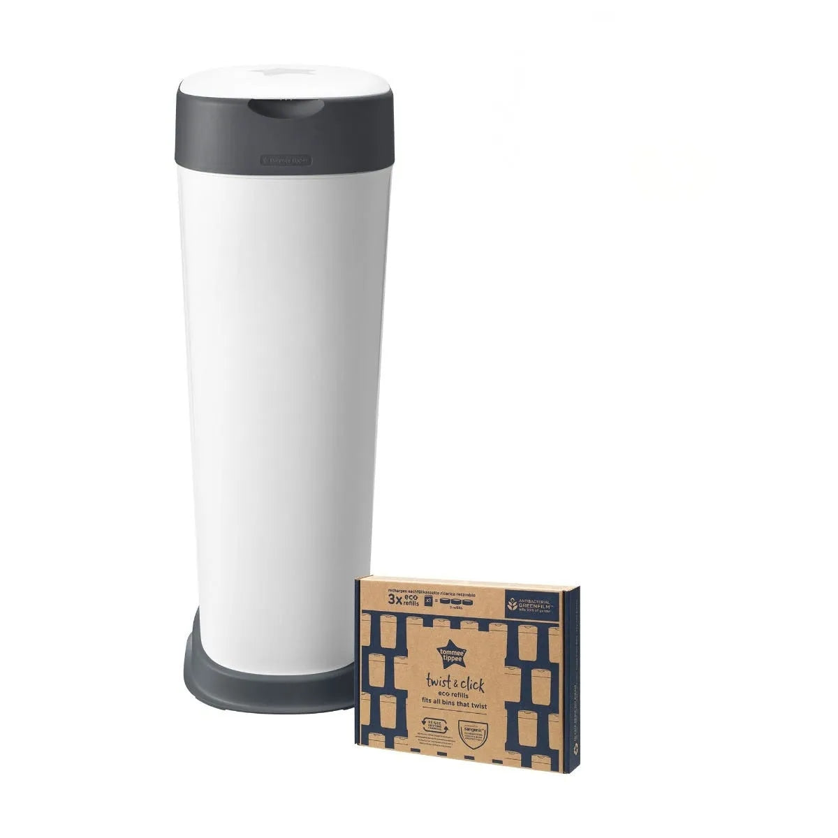 Nappy Disposal Bin & 3 Refills Bundle