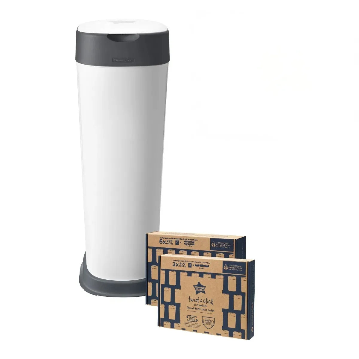 Nappy Disposal Bin & 9 Refills Bundle