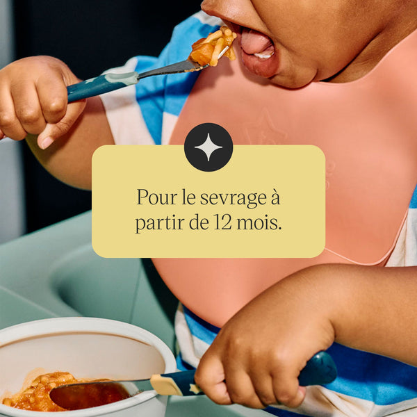 L'alimentation des bébés à partir de la fourchette des tout-petits