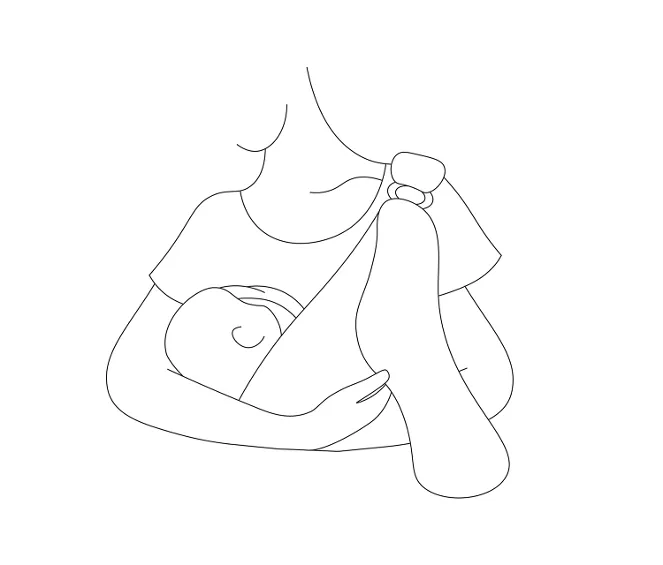 breastfeeding in a sling