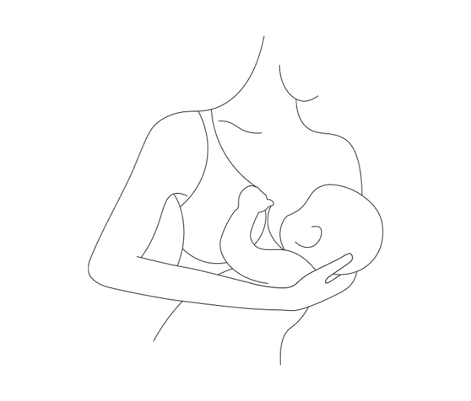 cross-cradle hold breastfeeding