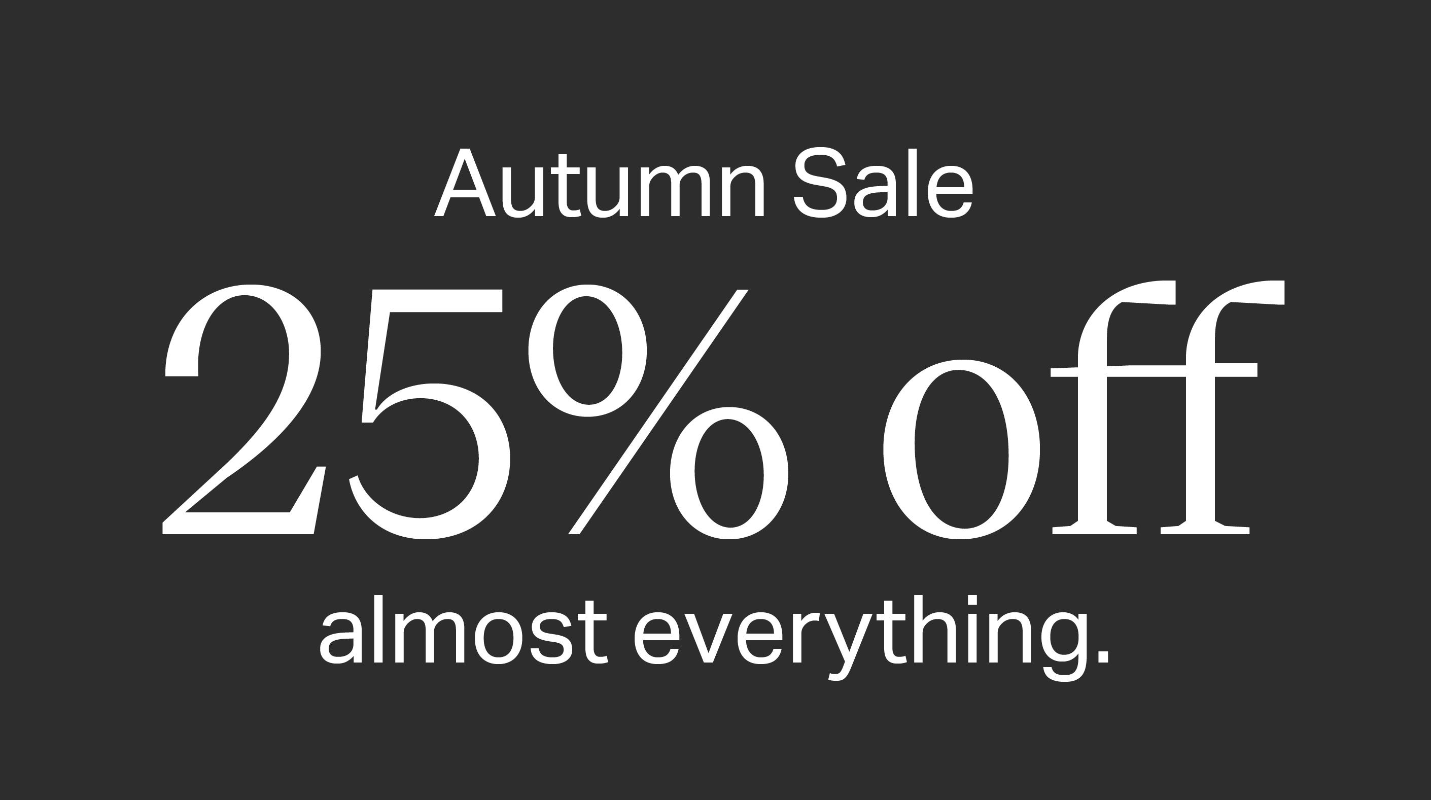 Autumn Sale