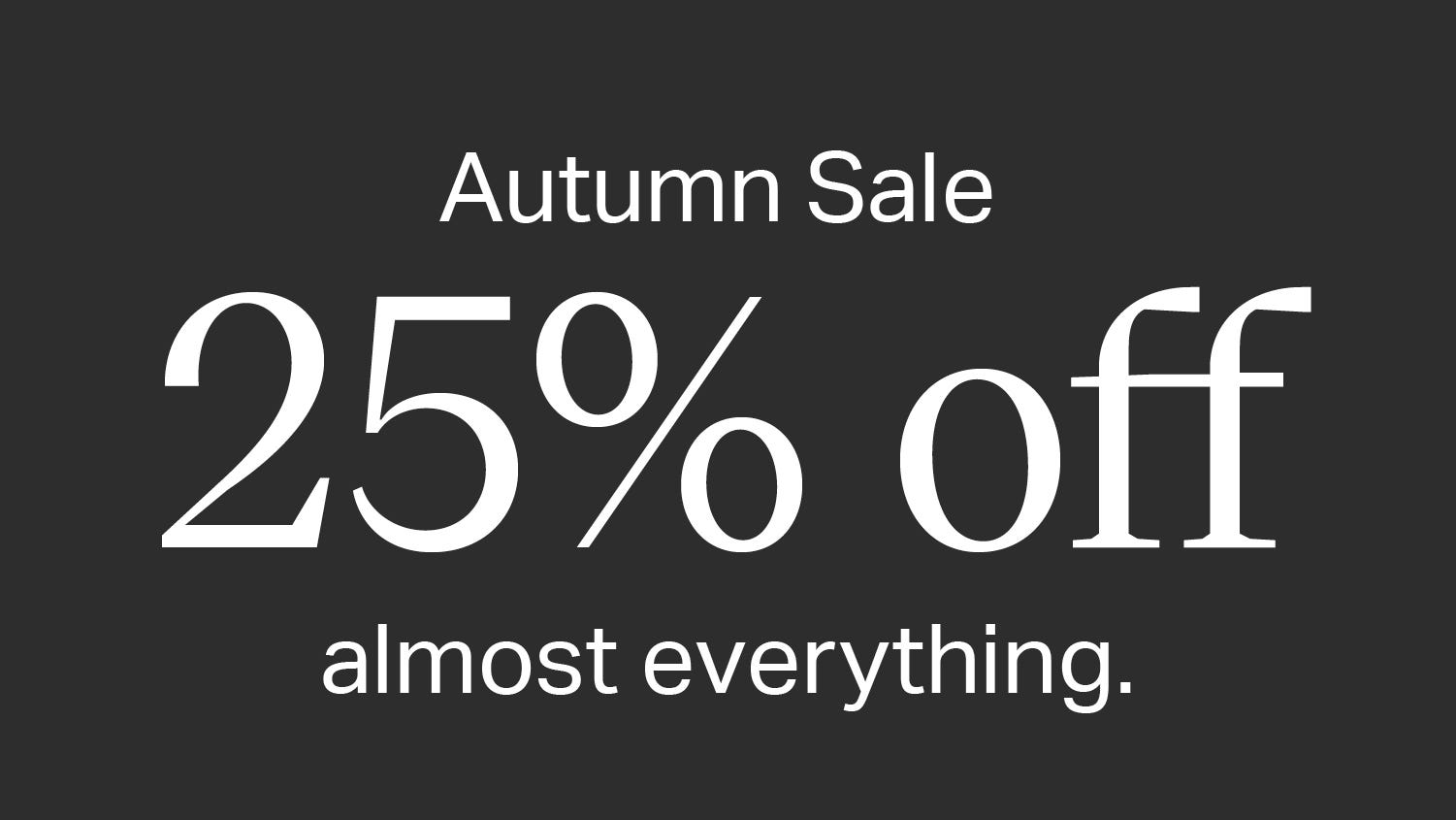 Autumn Sale
