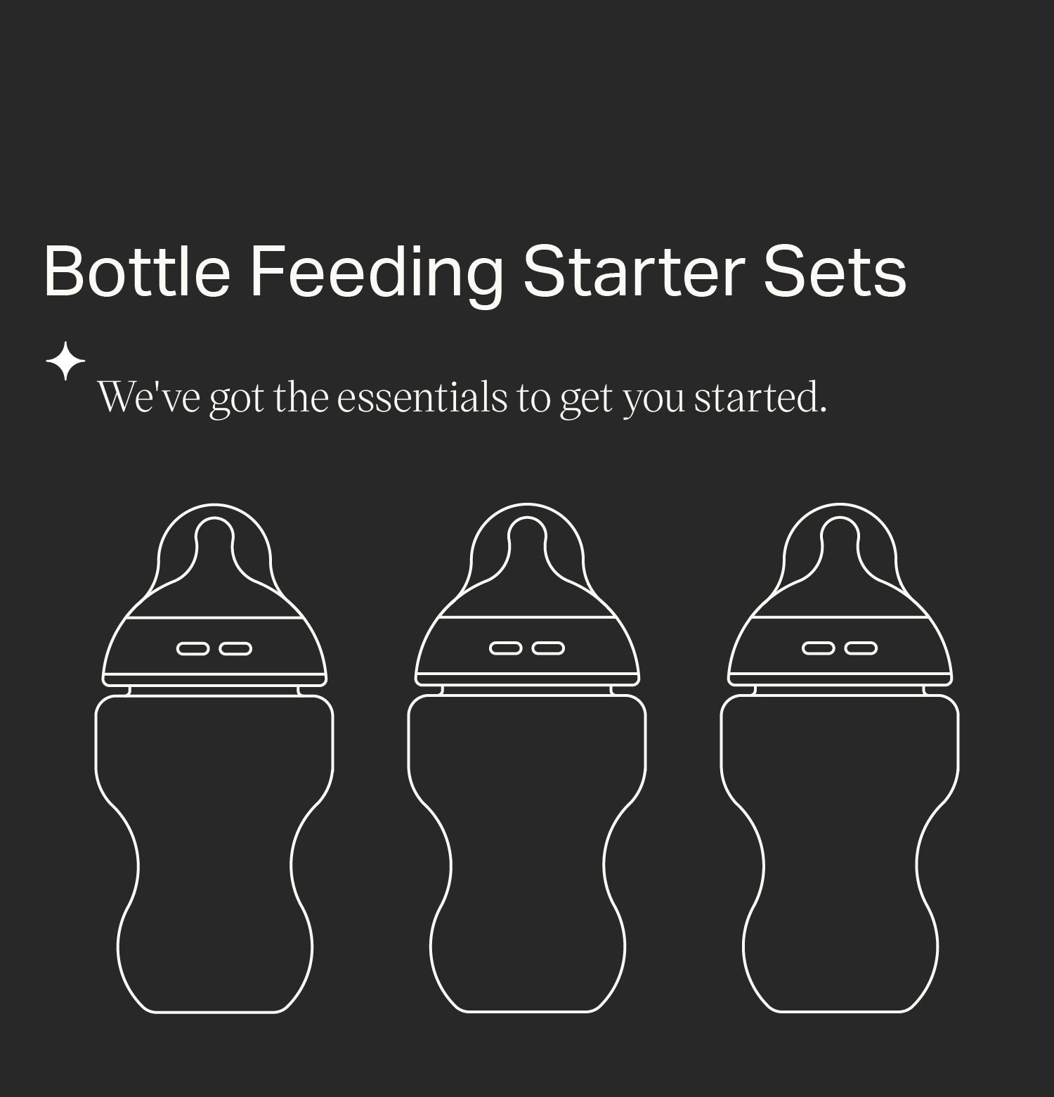 Tommee tippee baby bottle set best sale