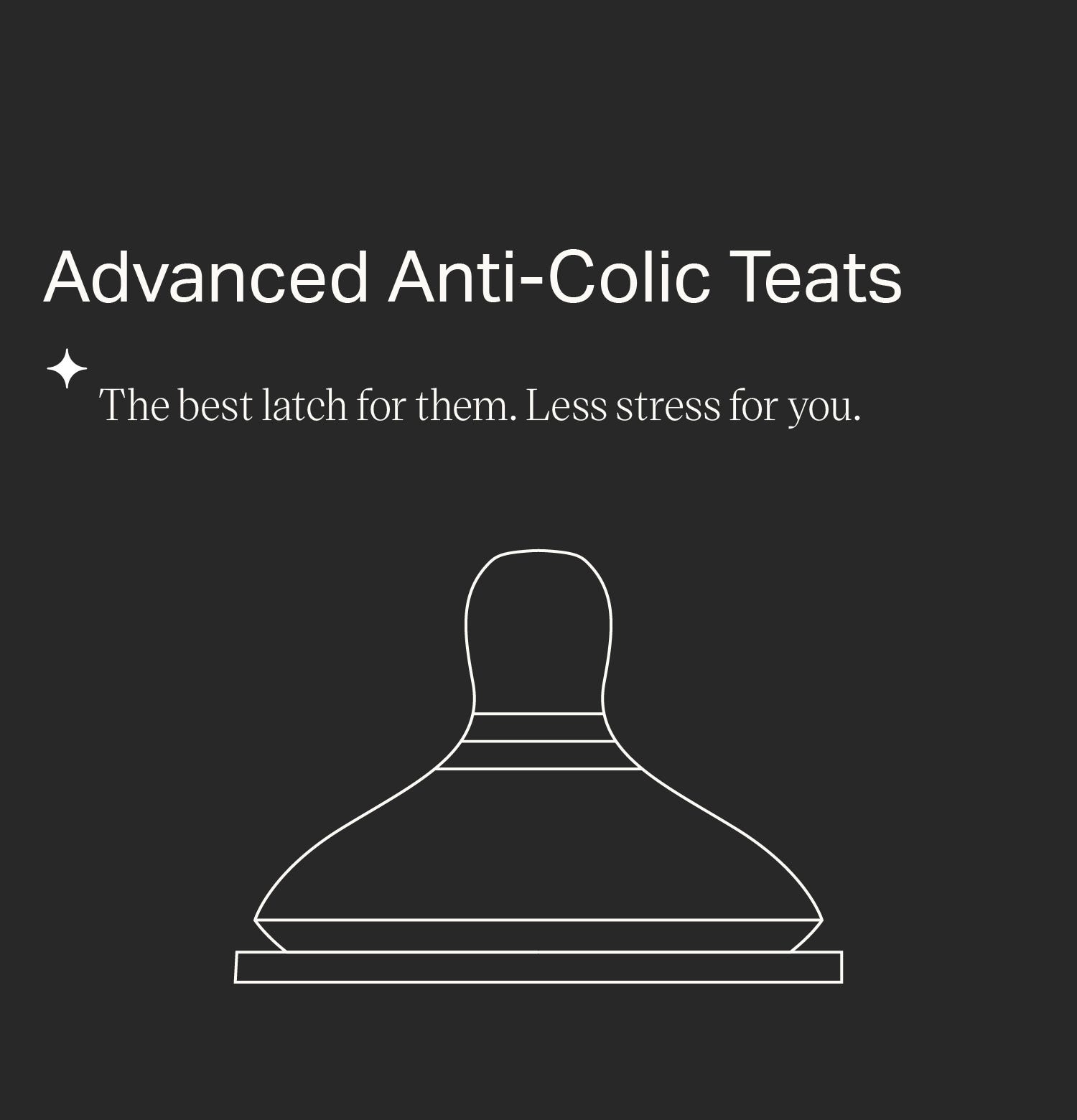 Tommee tippee best sale anti colic teats