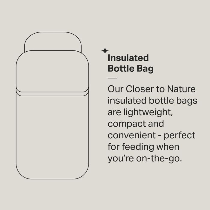 Insulated bottle bag
