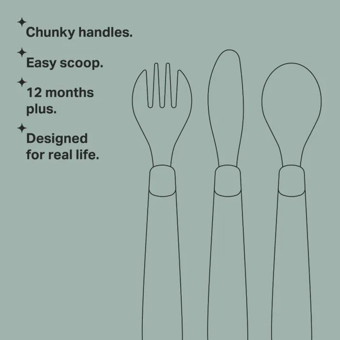 Big Kids Stainless Steel First Cutlery Set