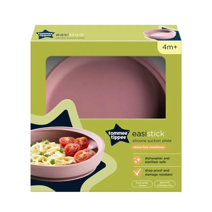 Silicone plate in its packaging against a white background