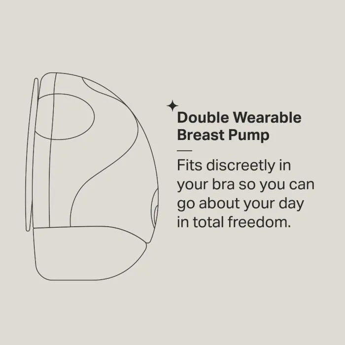 Wearable breast pump infographic 