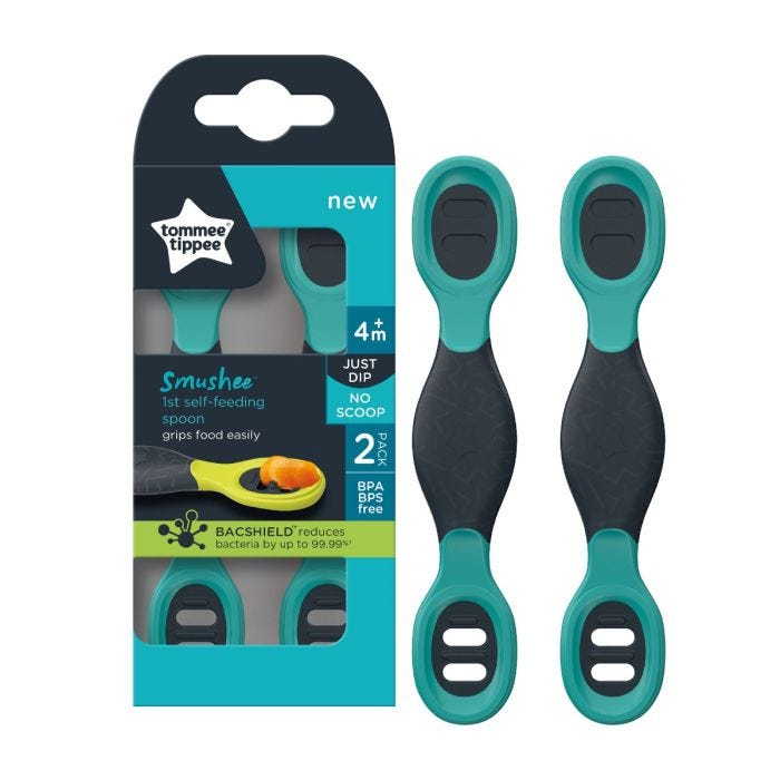 Smushee™- first self-feeding spoon with packaging