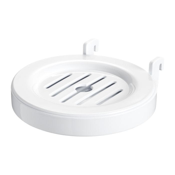 A spare plastic bottle stand for the white Perfect Prep® Original bottle machine from Tommee Tippee.​