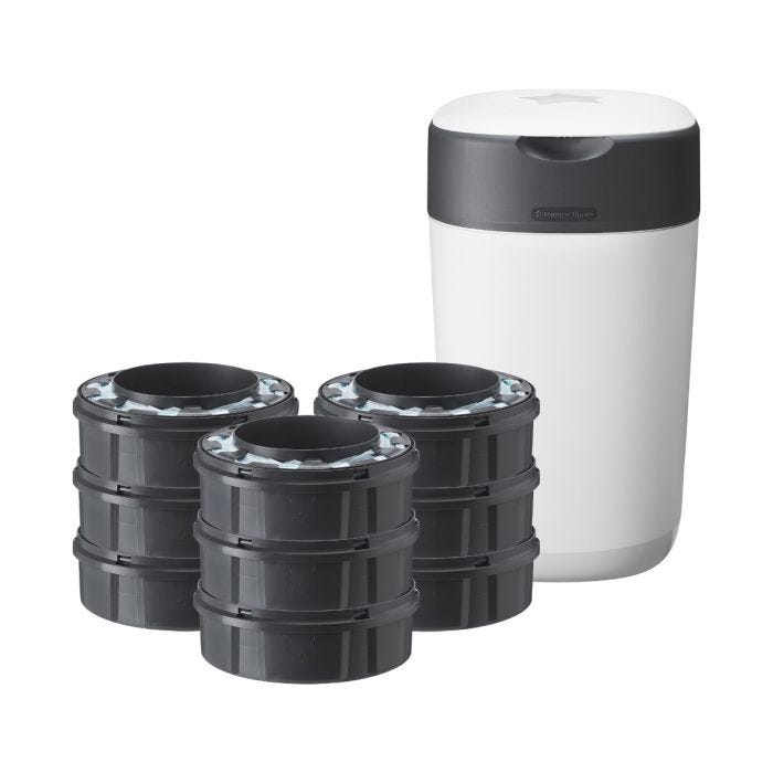 Twist & Click bin and refill cassettes on a white background