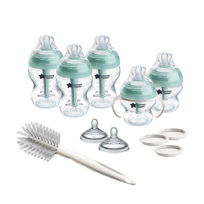Advanced Anti-Colic Grow with Baby Bottle Set against a white background