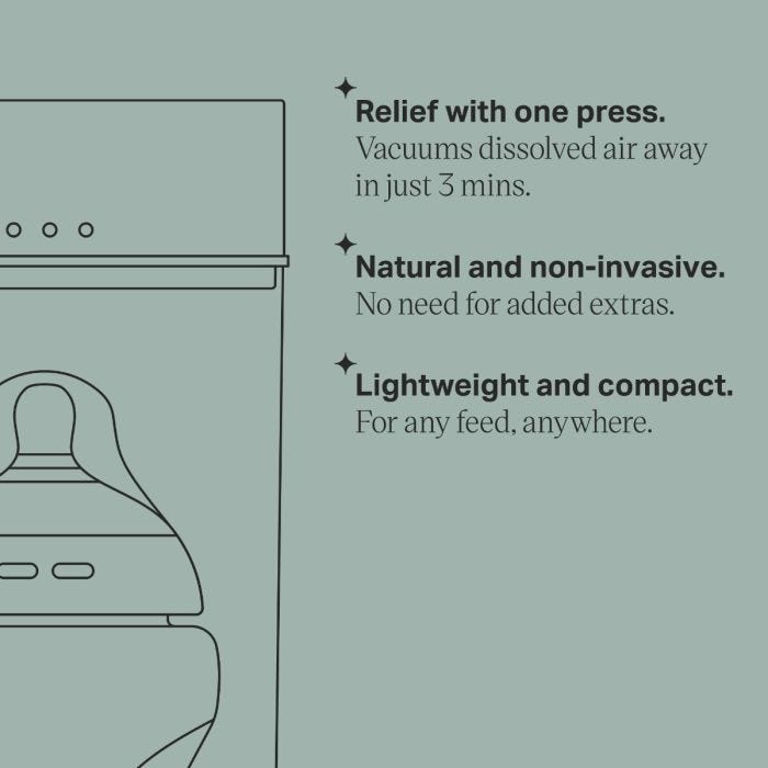Colicsoothe keyline with bullet point features