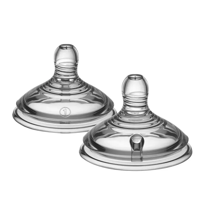 Natural Start nipples against a white background