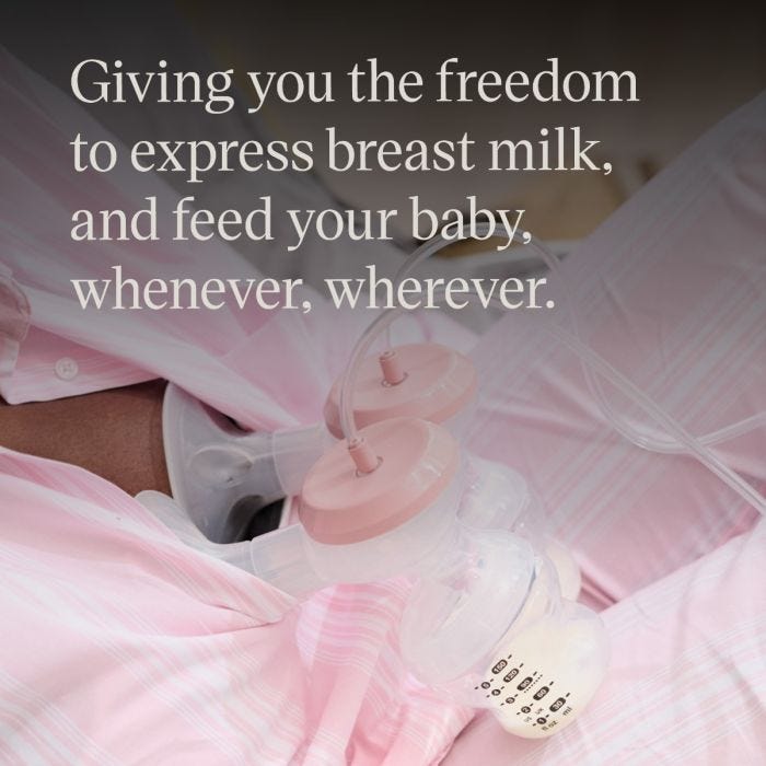 Electric breast pump infographic