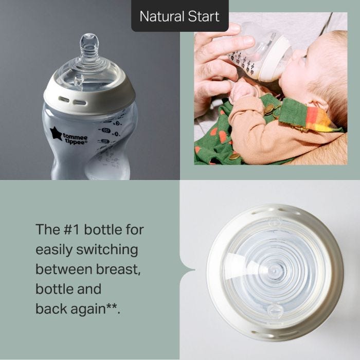 Natural start bottle infographic