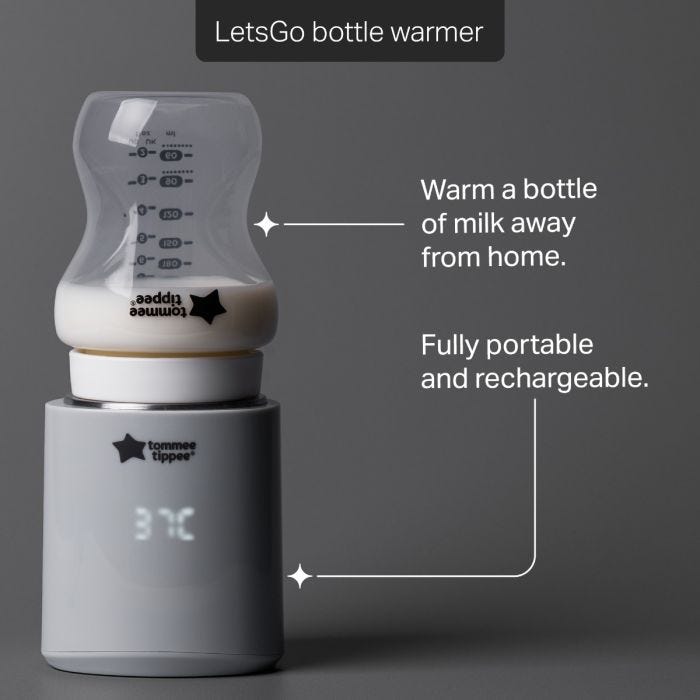 Letsgo bottle warmer infographic
