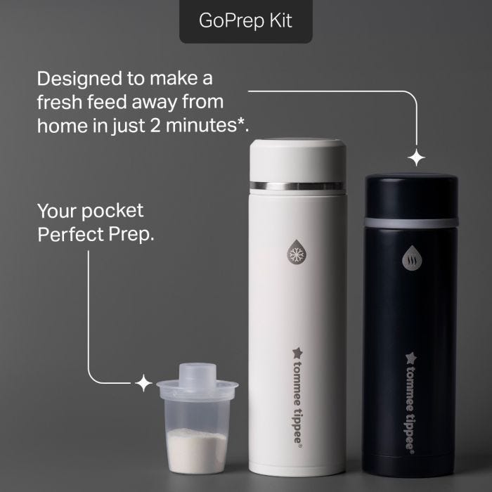 GoPrep Set against a grey background with product feature pointers