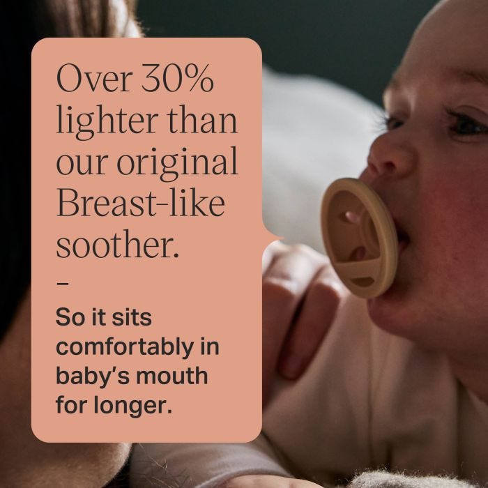 Breast-like soothers