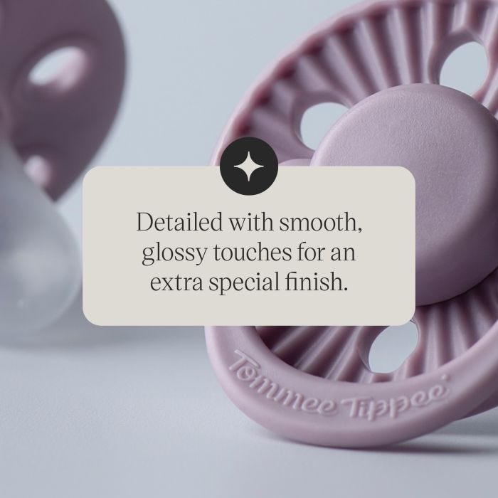 Close-up of a violet glow silicone-coated shield with a customer review.