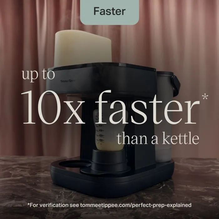 Perfect Prep Pro against a pink background with text overlay of product messaging