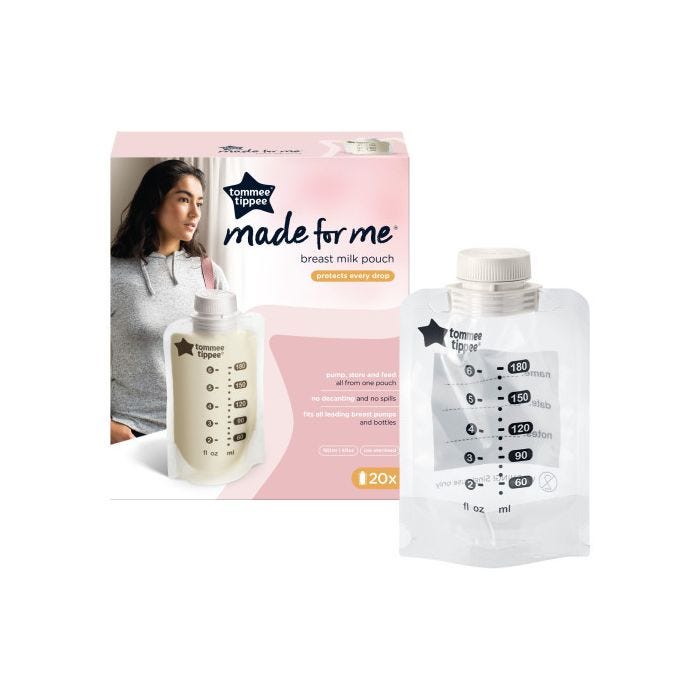 Made for me breast milk pouch