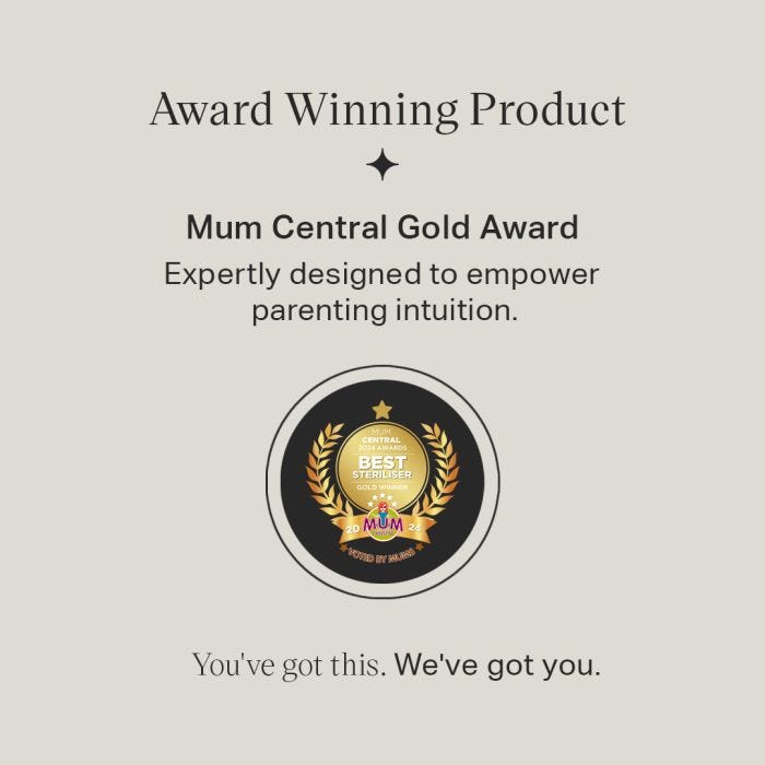 Gold Mum Central award for the best steriliser