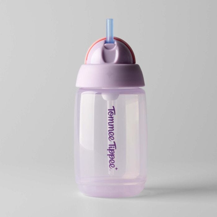 Purple Active Straw cup against a white background