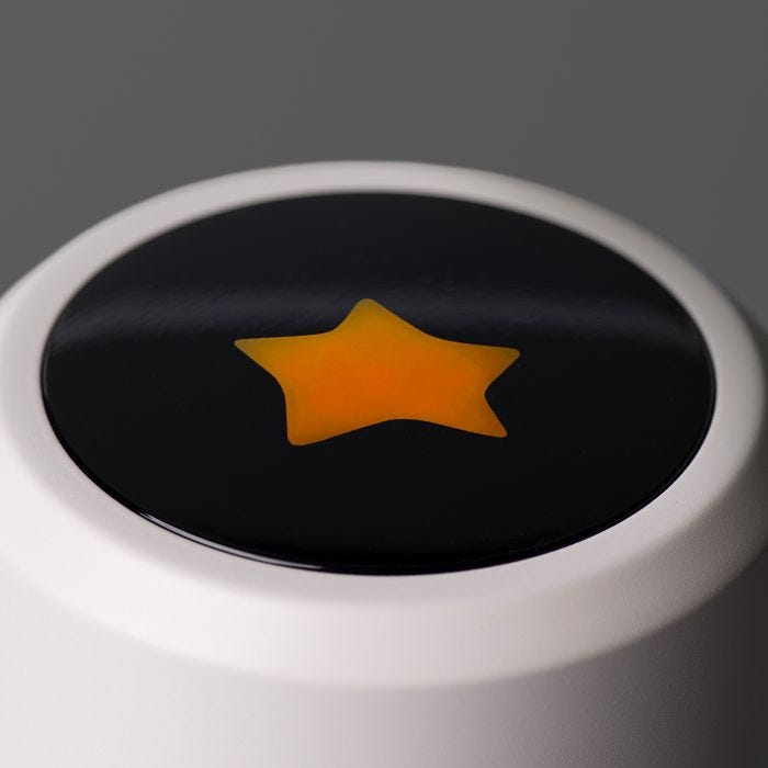 Close up of the top of a GoPrep flask.