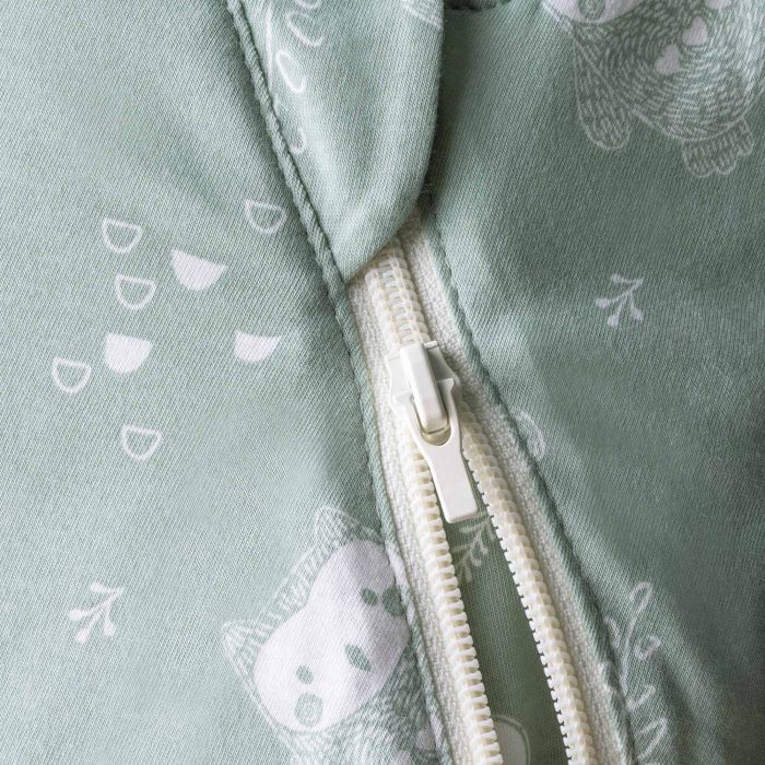 Close up image of the zip on a Swaddle Bag