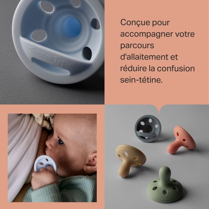 Sucettes en forme de sein