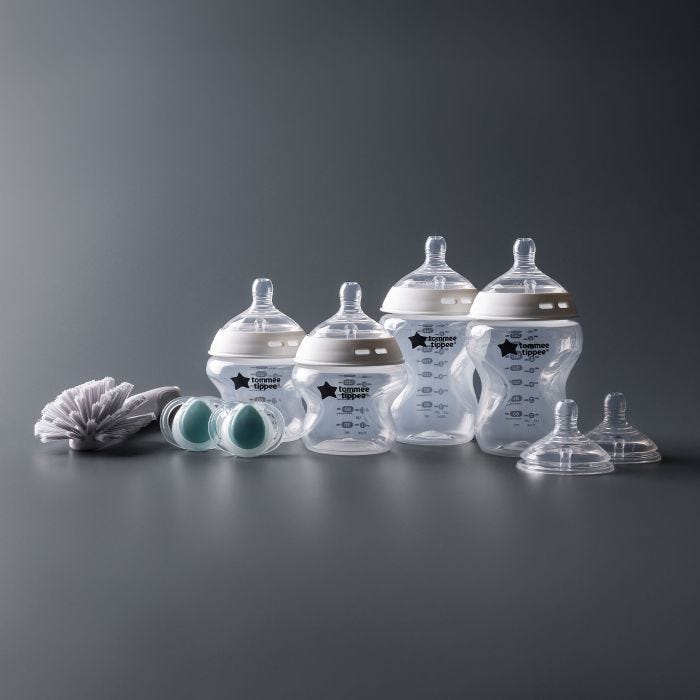 Close up of sterilising vents on the Natural Start baby bottle ring