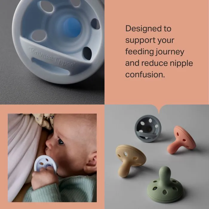 Breast-like soothers