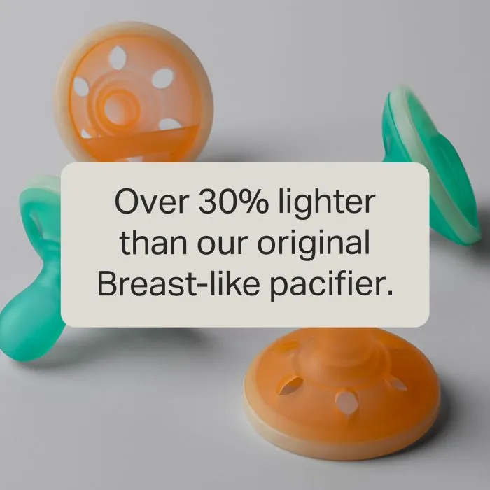 Four breast-like night glow pacifier with a USP.