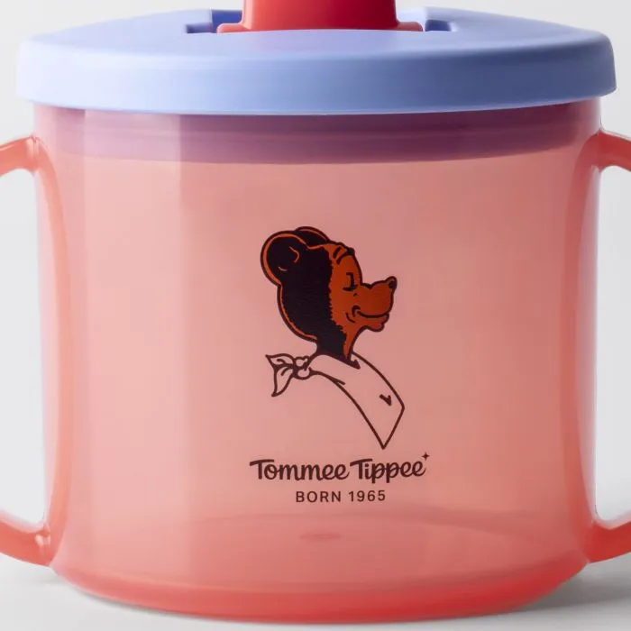 Close up image of the Tommee Tippee bear decoration on a First Cup