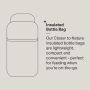 Insulated bottle bag